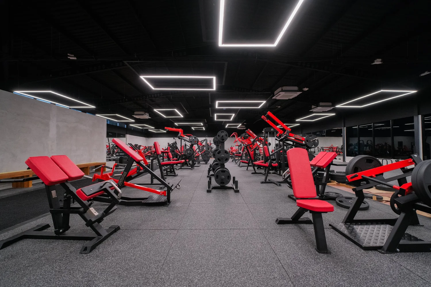 Obsidian Bali gym equipment and free weight area